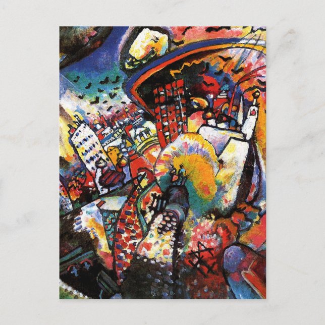 Kandisnky Moscou I Cartão Postal (Frente)