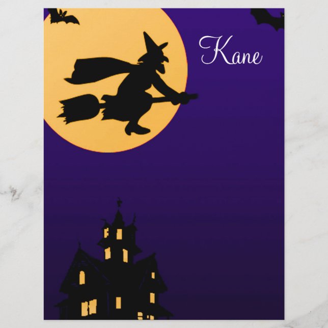 Kane Halloween Letterhead (Frente)