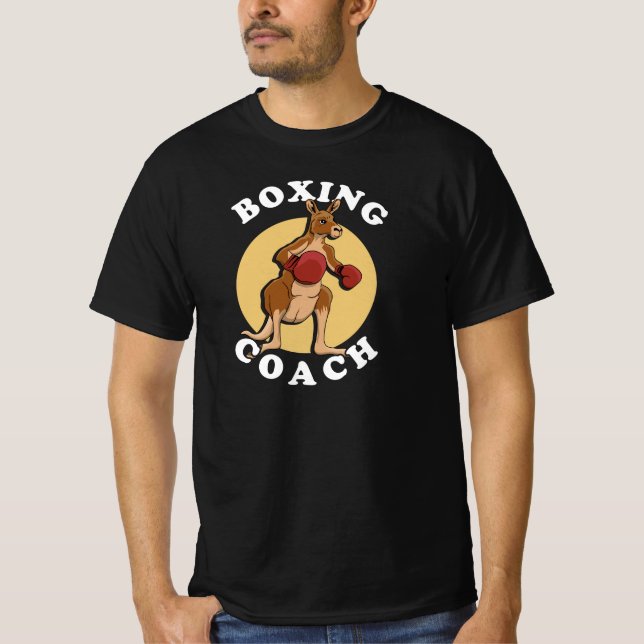 Kangaroo Boxing Coach T-Shirt (Frente)