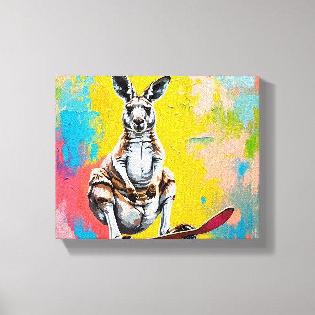 Kangaroo Canvas Art (Frente)