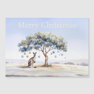 Kangaroo debaixo de uma árvore de natal