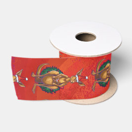 Kangaroo Xmas Em Vermelho