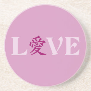 Kanji Love porta copos
