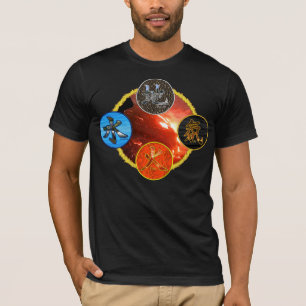 Kanji: Quatro elementos - t-shirt #7