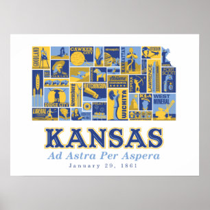 Kansas - anúncio Astra por Aspera - poster