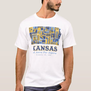 Kansas - anúncio Astra por Aspera - t-shirt