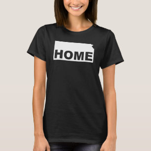 Kansas Camisa Longe do Estado Tees