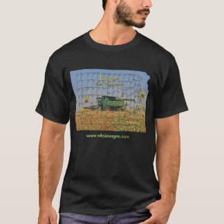 Kansas o t-shirt do estado do trigo