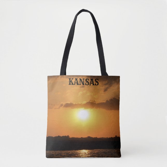 Kansas Sunset Tote Bag (Frente)