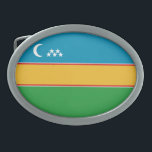 Karakalpakstan Flag<br><div class="desc">Bandeira Patriótica de Karakalpakstan.</div>