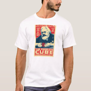Karl Marx - o cubo do pessoa: T-shirt de OHP