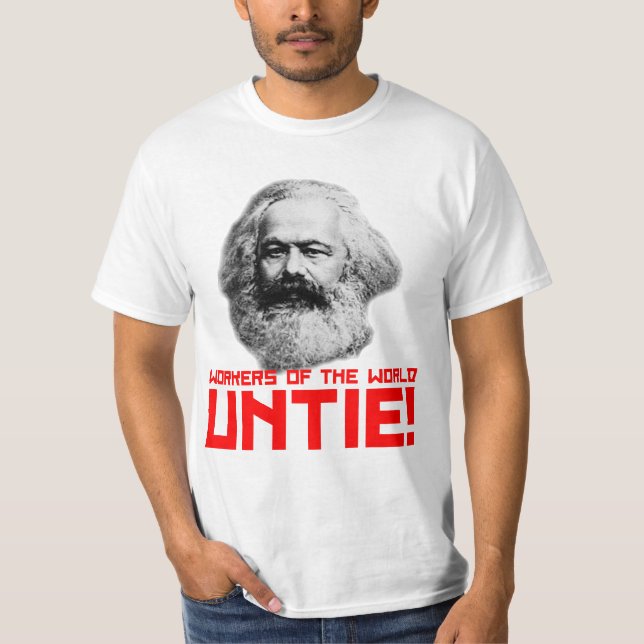 Karl Marx? T-shirt do valor (Frente)