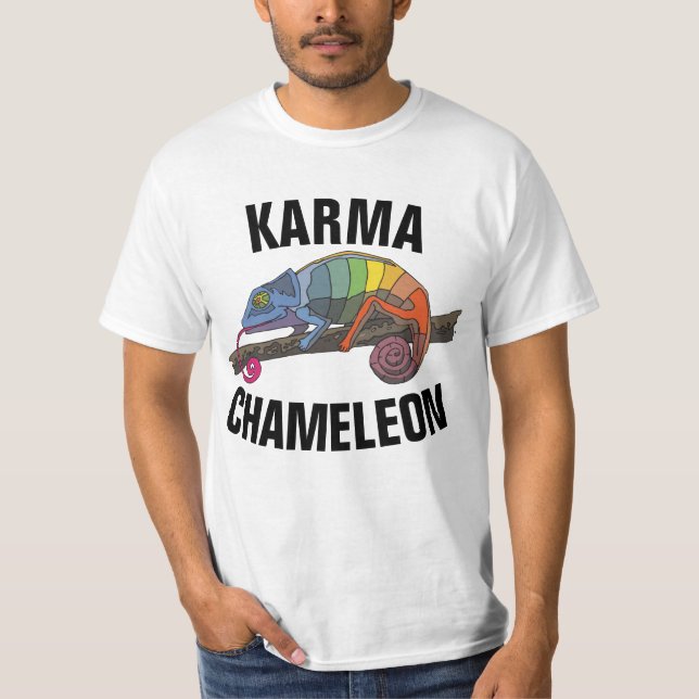 KARMA CHAMELEON Vintage 80s T-Shirts (Frente)