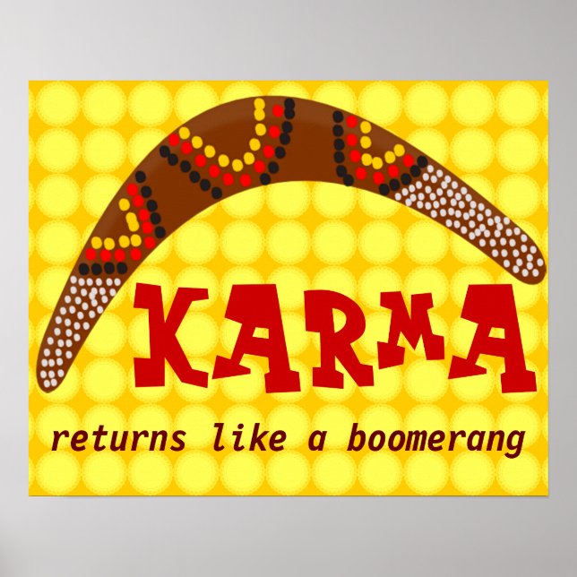 Karma poster (Frente)