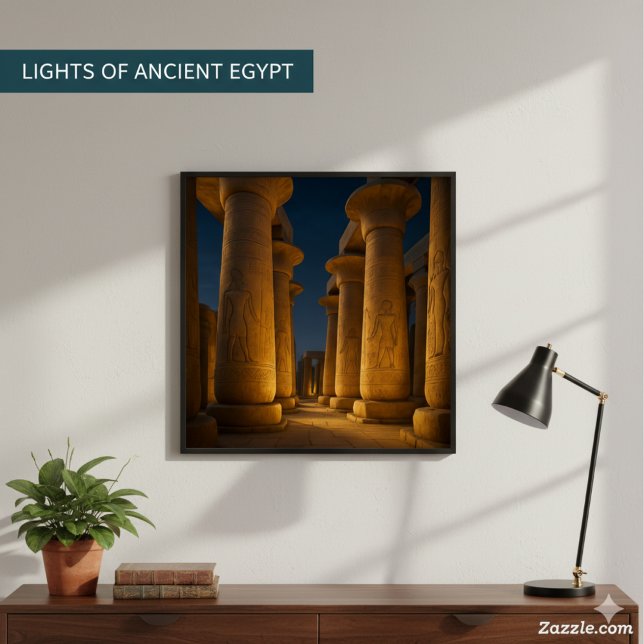 Karnak Temple Sunset Poster (Criador carregado)