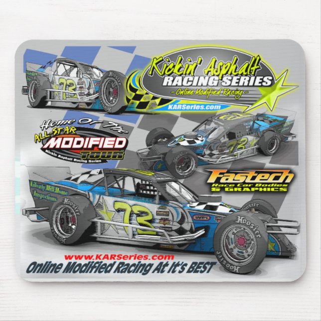 Kars Mousepad de competência em linha (Frente)