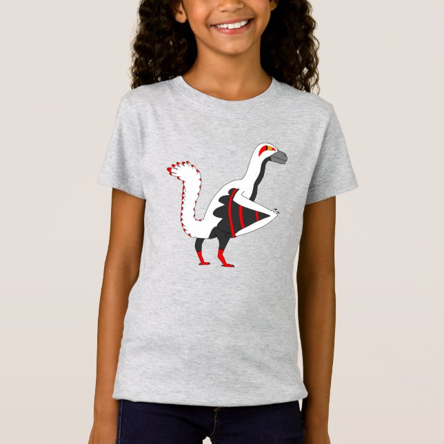 Karura the Archeopteryx Dino Bird Side Eye T-Shirt (Frente)