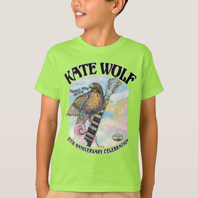 Kate Wolf Music Festival 2022 - T-Shirt Infantil (Frente)