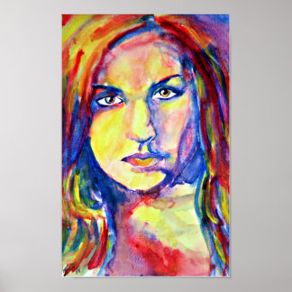 Katie Jo Wiltgen Watercolor Poster