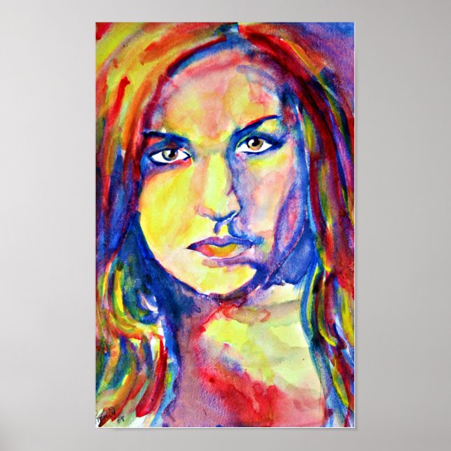 Katie Jo Wiltgen Watercolor Poster (Frente)