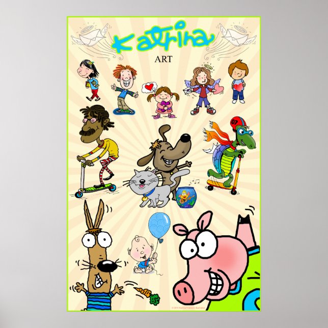 Katrina Art Large Poster (Frente)