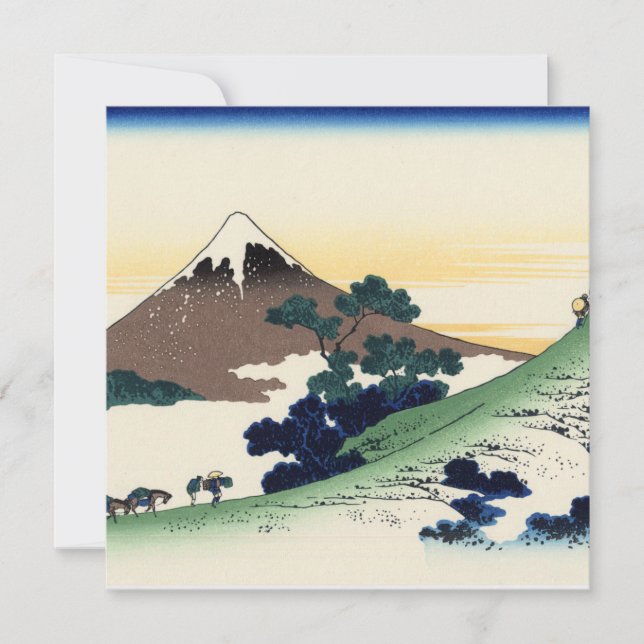 Katsushika Hokusai. O Inume Pass no Kai Provinc (Frente)