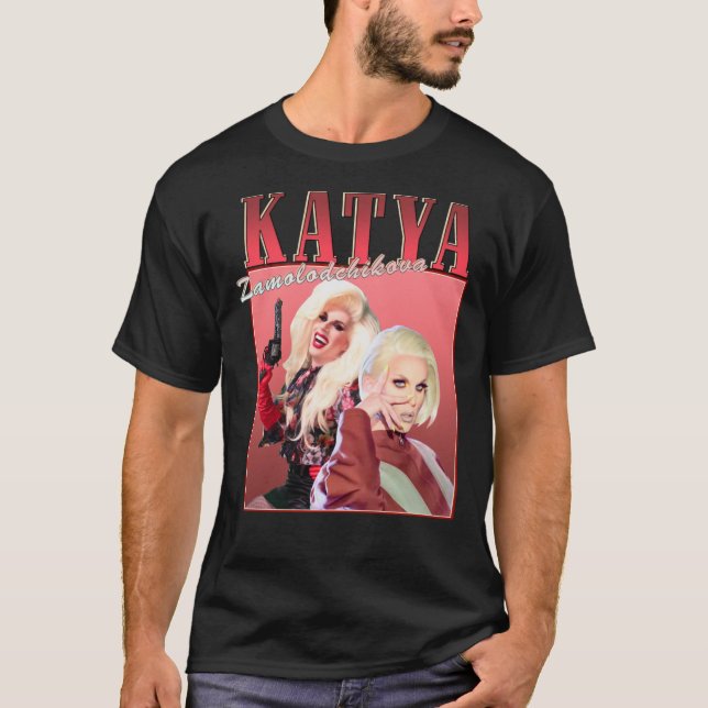 Katya Zamolodchikova Retro Design Classic T-Shirt (Frente)