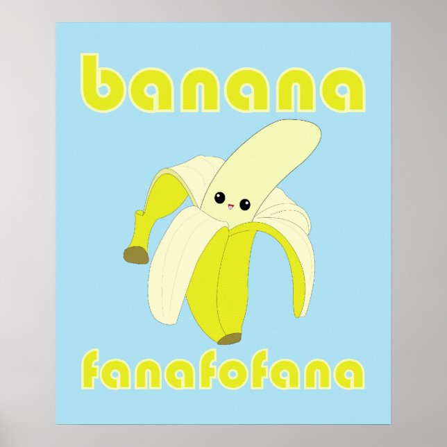 Kawaii Banana Fanafofana poster (Frente)
