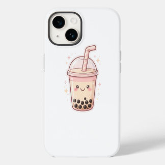 Kawaii Boba Milk Tea Xícara Bubble Tea Adesivo Art