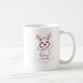 Kawaii Bunny Mug - Xícara de Café de Coelho do Pas