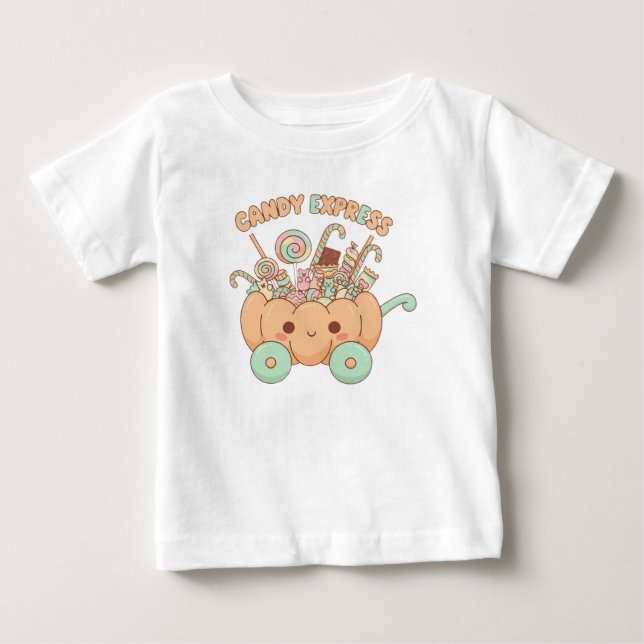 Kawaii Candy Express Baby T-Shirt (Frente)