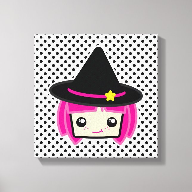 Kawaii, Canvas de Bruxas de Pink (Frente)