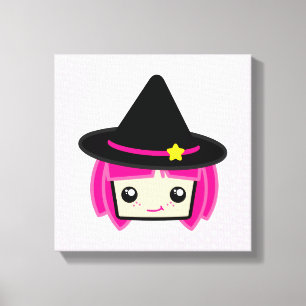 Kawaii, Canvas de Bruxas de Pink