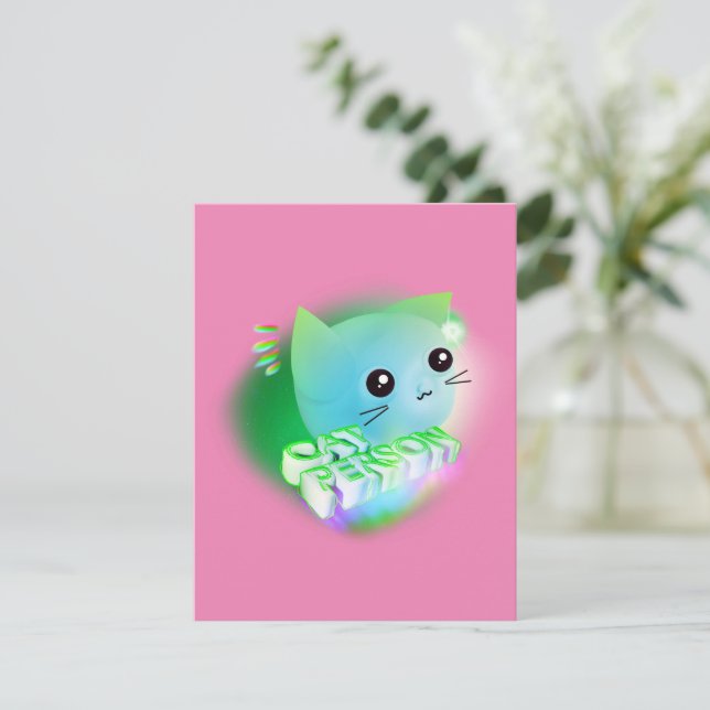 Kawaii Cartoon Kitten (Em pé/Frente)