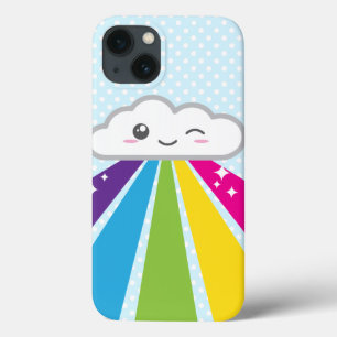 Kawaii Cloud e Rainbow iPad Air Case