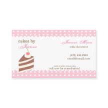 Kawaii CUTE Cake Bakery Cartão de visita