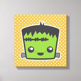 Kawaii Frankenstein Canvas
