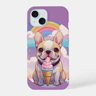 Kawaii French BuldoSorvete Rainbow