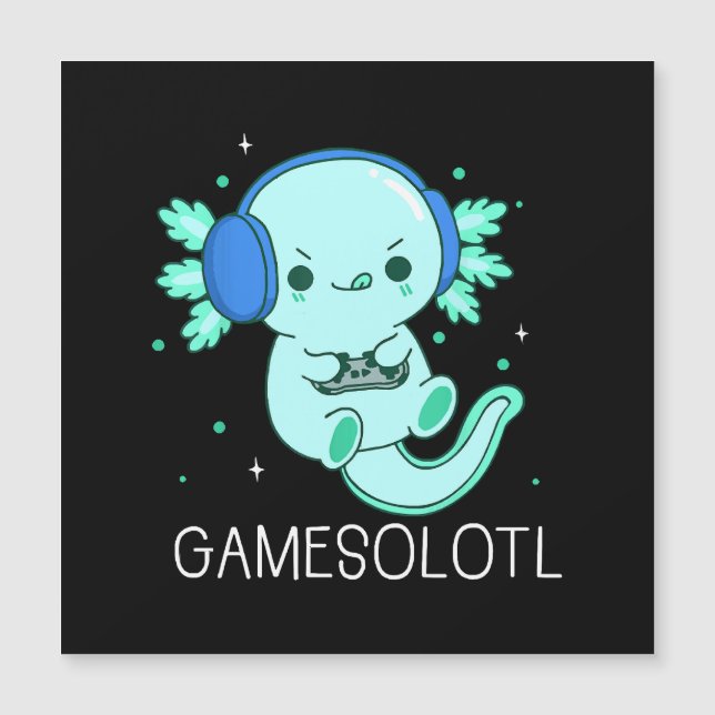 Kawaii Gamesolotl Axolotl Gamer (Frente)
