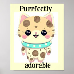 Kawaii Gato Poster