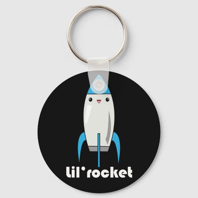Kawaii Lil’ Rocket chaveiro (Frente)