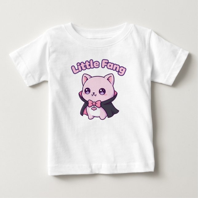 Kawaii Little Fang Baby T-Shirt (Frente)