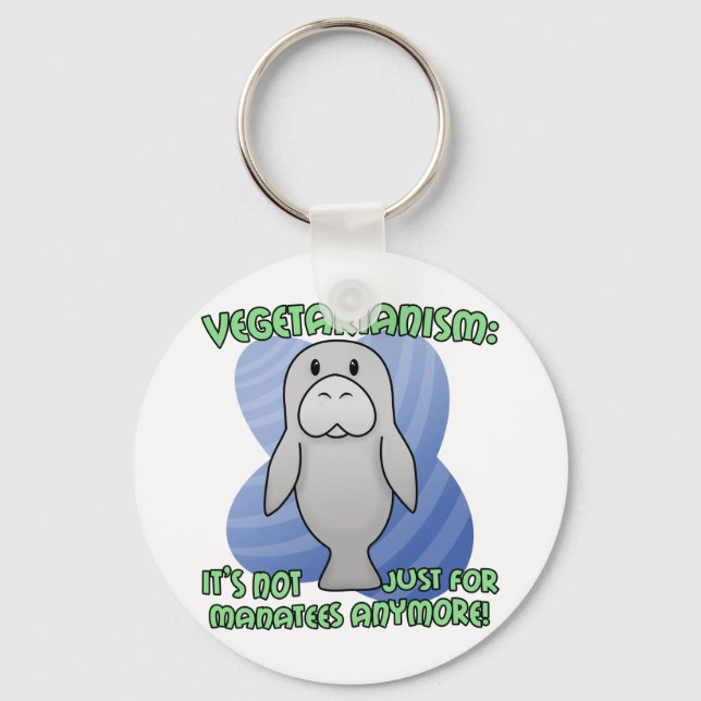 Kawaii Manatee Chaveiro (Frente)