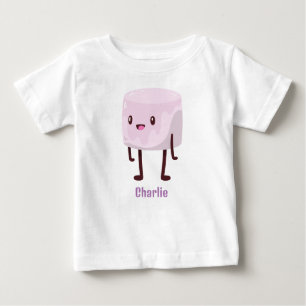 Kawaii Marshmallow Baby T-Shirt Personalizado