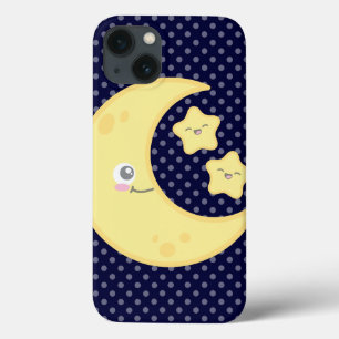 Kawaii Moon e Stars iPad Case