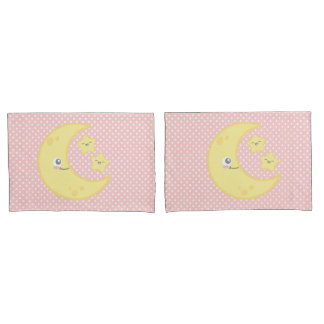 Kawaii Moon & Stars Travesseiro Conjunto