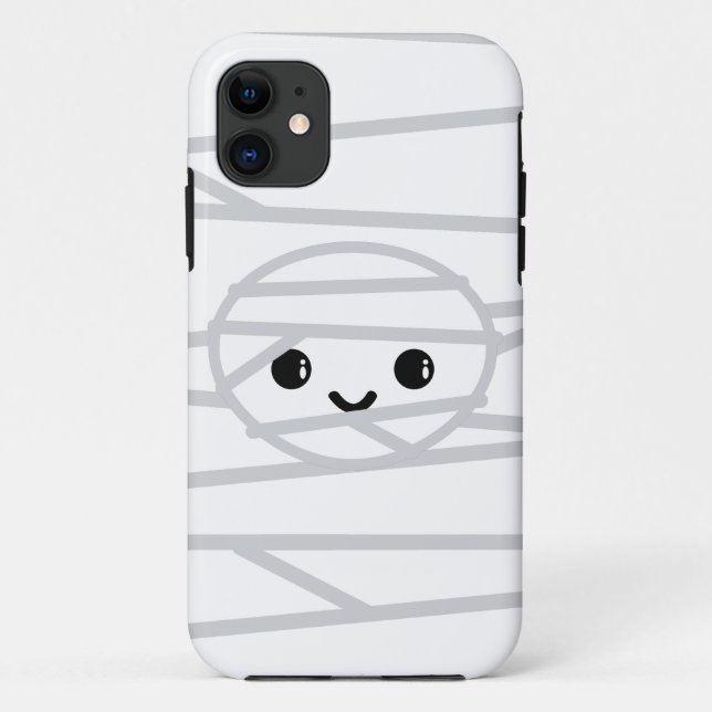 Kawaii Mummy capas de iphone (Verso)