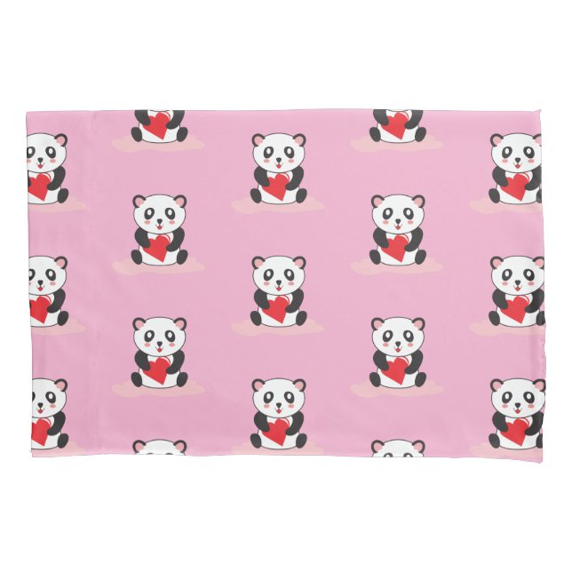 Kawaii Panda Plush Blanket para Crianças (Frente)