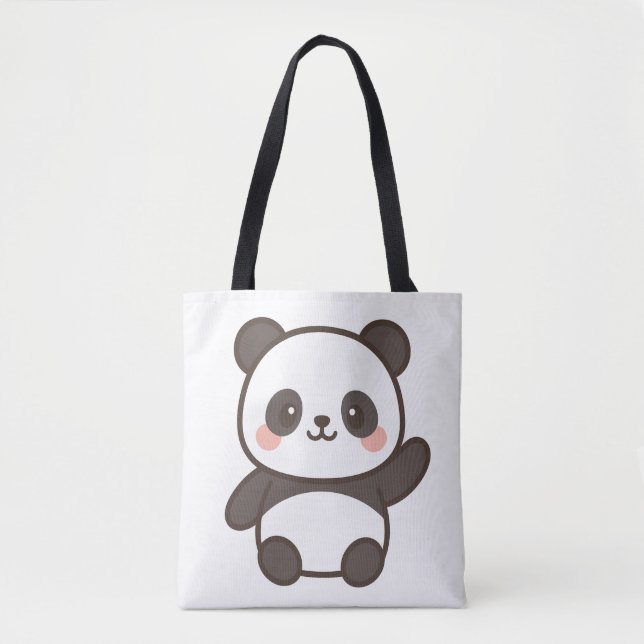 Kawaii Panda Tote Bag 🐼 👜 (Frente)