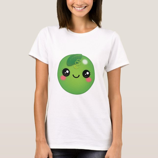 Kawaii Pea T-Shirt (Frente)